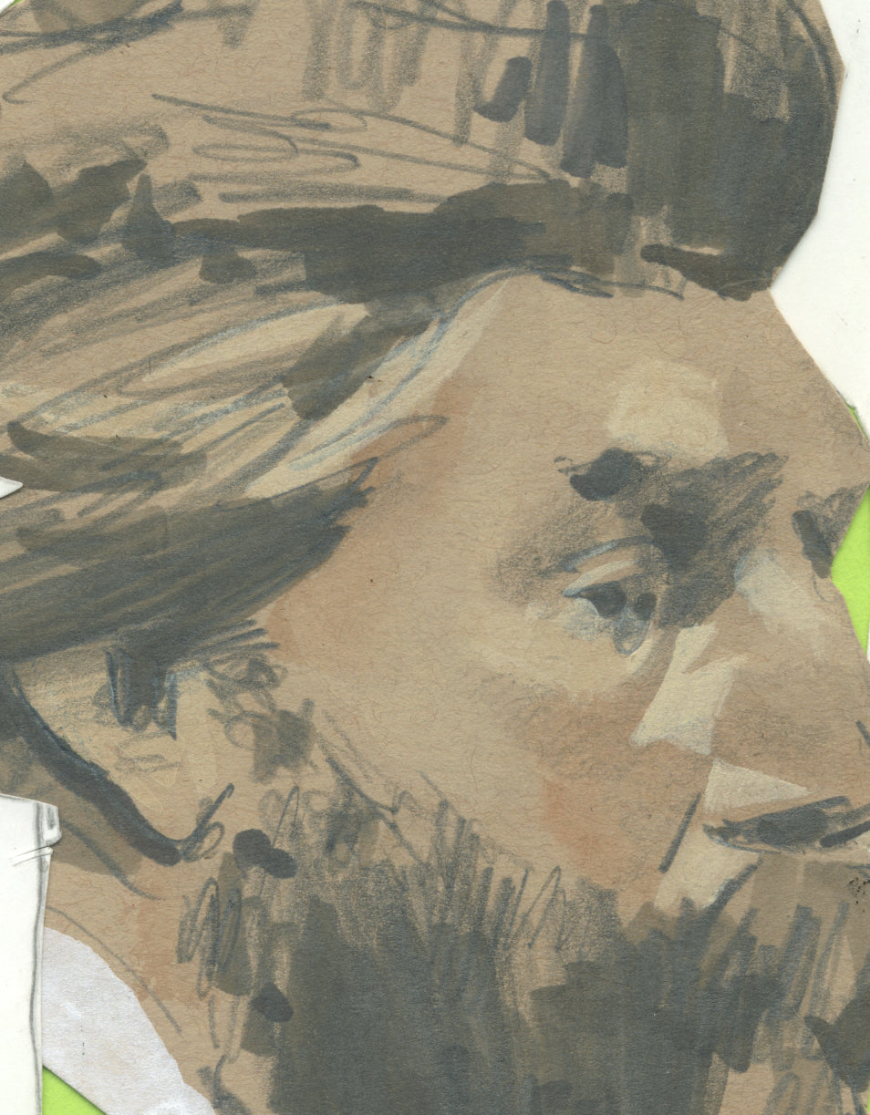 Melville Portrait- Original artwork from Sterling Hundley