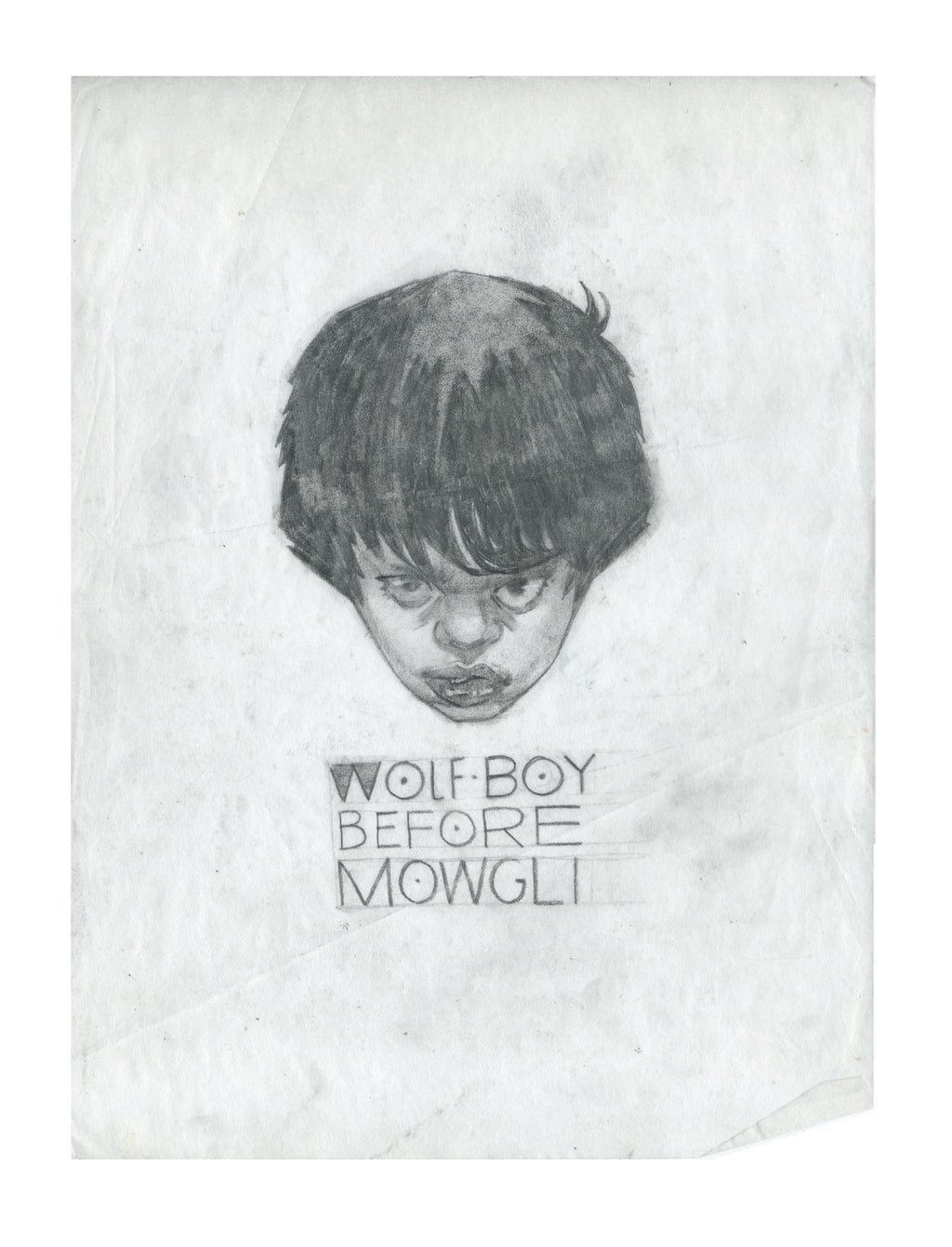 Before Mowgli- Originele schets van Sterling Hundley