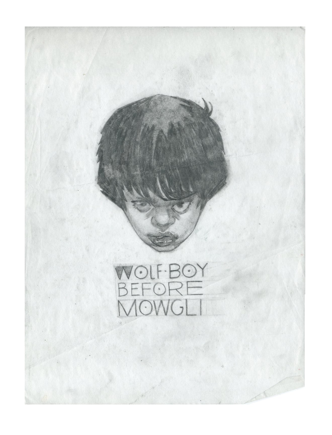 Wolf Boy: Before Mowgli- Original sketch from Sterling Hundley